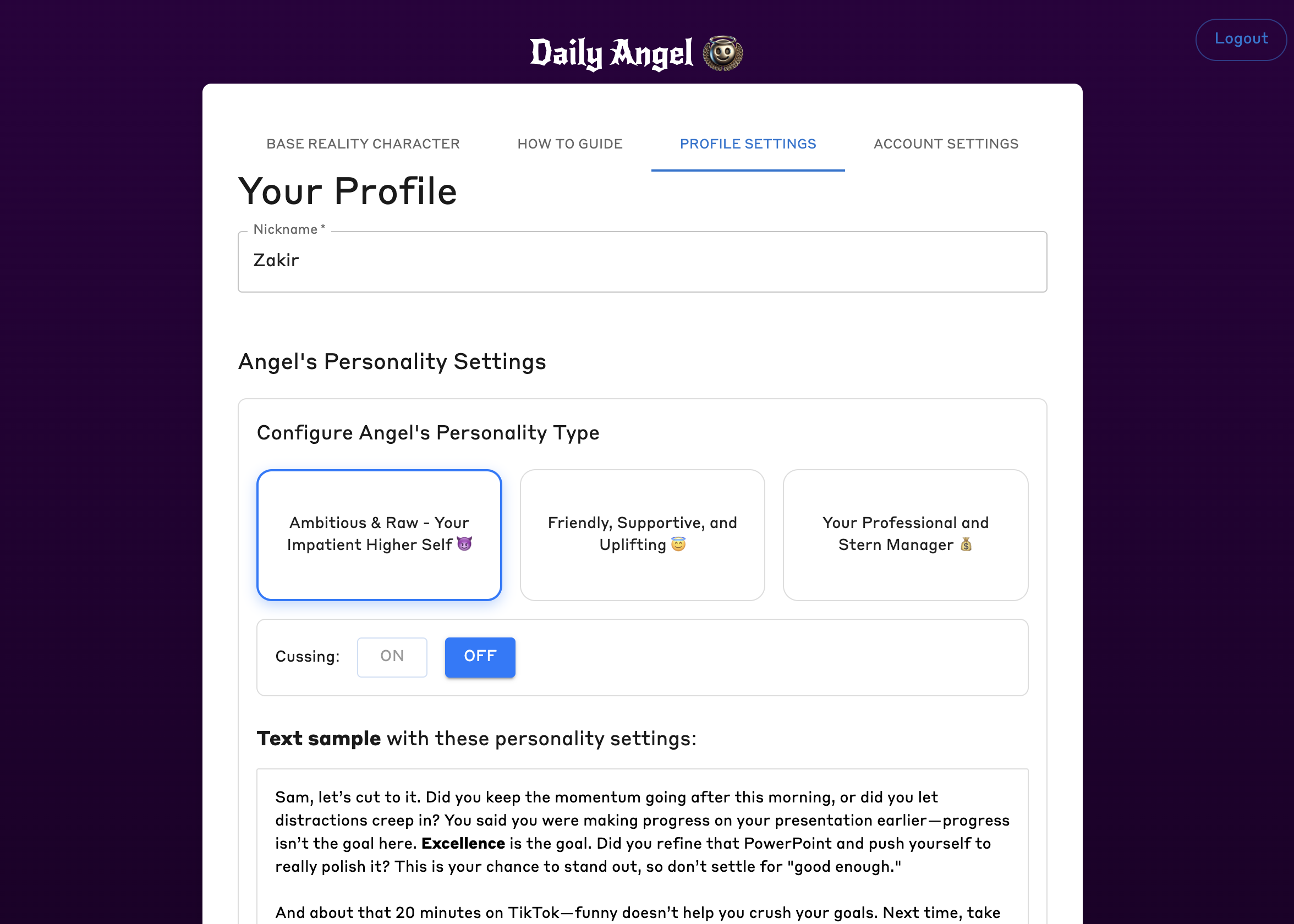 Daily Angel screenshot 3