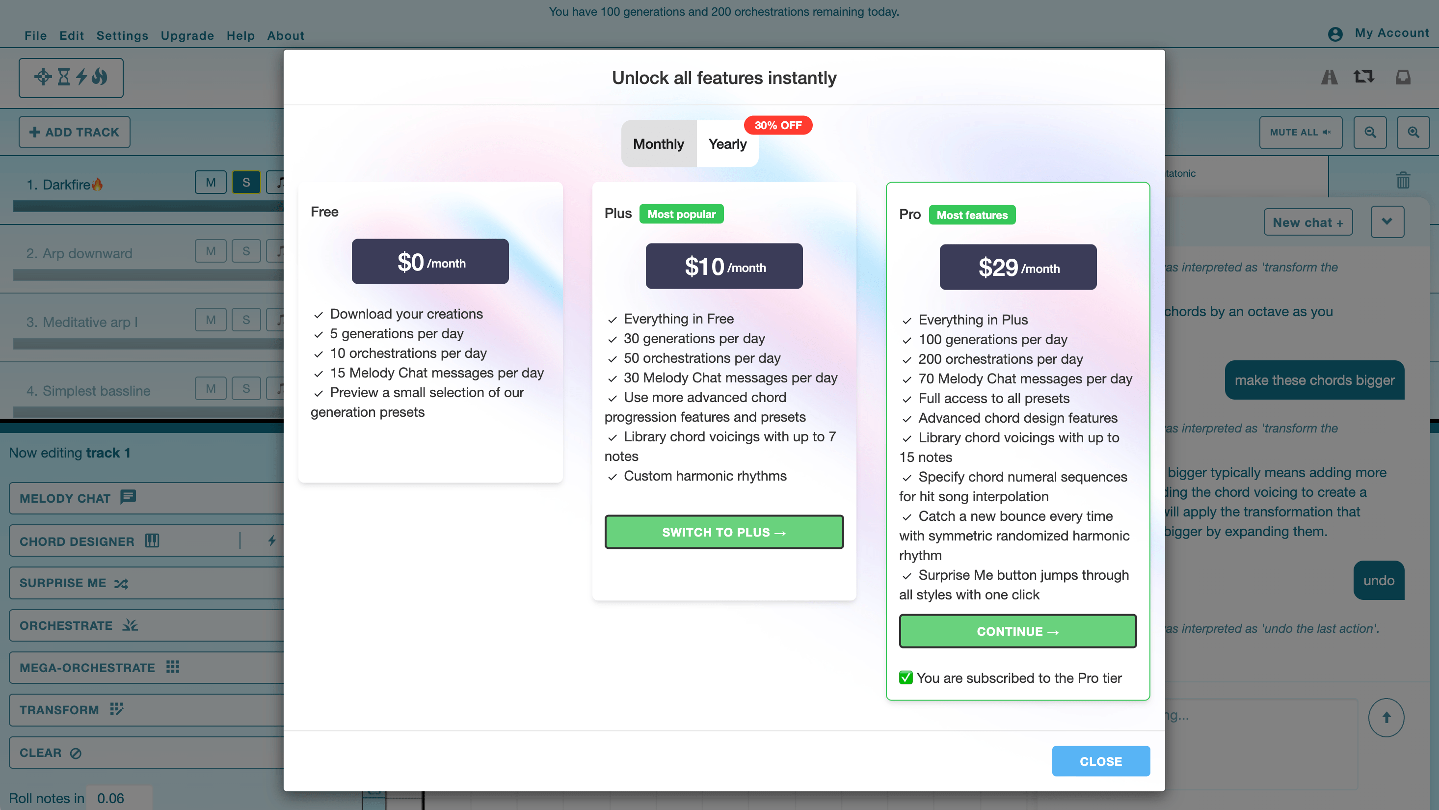 OpusMelody screenshot 2